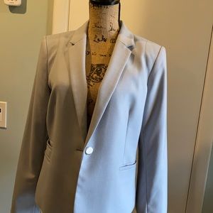 Calvin Klein light blue lined blazer